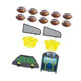 Maxbell Desktop Arcade Rugby Game Shooting Game Home Target Toss Game Mini Rugby Toy