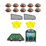 Maxbell Desktop Arcade Rugby Game Shooting Game Home Target Toss Game Mini Rugby Toy