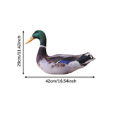 Maxbell Simulation 3D Animal Plush Toy Unique Plush Doll Pillow for Children Gifts Duck