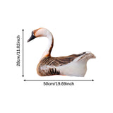 Maxbell Simulation 3D Animal Plush Toy Unique Plush Doll Pillow for Children Gifts Goose