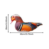 Maxbell Simulation 3D Animal Plush Toy Unique Plush Doll Pillow for Children Gifts Mandarin Duck