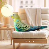 Maxbell Simulation 3D Animal Plush Toy Unique Plush Doll Pillow for Children Gifts Parrot