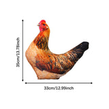 Maxbell Simulation 3D Animal Plush Toy Unique Plush Doll Pillow for Children Gifts Hen