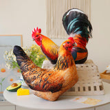Maxbell Simulation 3D Animal Plush Toy Unique Plush Doll Pillow for Children Gifts Hen