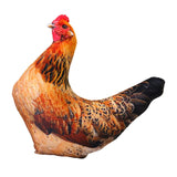 Maxbell Simulation 3D Animal Plush Toy Unique Plush Doll Pillow for Children Gifts Hen