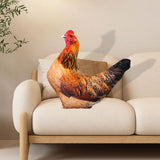 Maxbell Simulation 3D Animal Plush Toy Unique Plush Doll Pillow for Children Gifts Hen