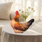Maxbell Simulation 3D Animal Plush Toy Unique Plush Doll Pillow for Children Gifts Hen