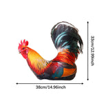Maxbell Simulation 3D Animal Plush Toy Unique Plush Doll Pillow for Children Gifts Rooster