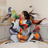 Maxbell Simulation 3D Animal Plush Toy Unique Plush Doll Pillow for Children Gifts Pheasant