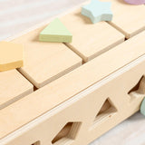 Maxbell Shape Sorting Stacking Toy Flexible Kids Early Educational Toy for Preschool