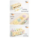 Maxbell Shape Sorting Stacking Toy Flexible Kids Early Educational Toy for Preschool