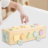 Maxbell Shape Sorting Stacking Toy Flexible Kids Early Educational Toy for Preschool