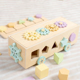 Maxbell Shape Sorting Stacking Toy Flexible Kids Early Educational Toy for Preschool