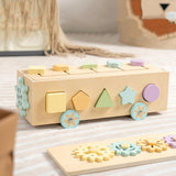 Maxbell Shape Sorting Stacking Toy Flexible Kids Early Educational Toy for Preschool