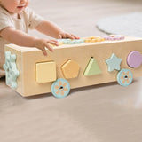 Maxbell Shape Sorting Stacking Toy Flexible Kids Early Educational Toy for Preschool