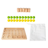 Maxbell Educational Toy for Kids 3 4 5 Year Old Home Portable Number Counting Blocks