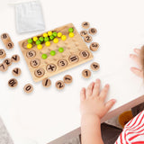 Maxbell Educational Toy for Kids 3 4 5 Year Old Home Portable Number Counting Blocks