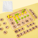 Maxbell Educational Toy for Kids 3 4 5 Year Old Home Portable Number Counting Blocks