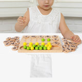 Maxbell Educational Toy for Kids 3 4 5 Year Old Home Portable Number Counting Blocks