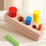 Maxbell Cylinder Kids Sensory Wood Toys Sensory Play Cylinder Educational Toys