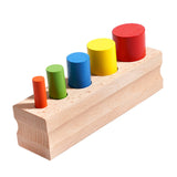 Maxbell Cylinder Kids Sensory Wood Toys Sensory Play Cylinder Educational Toys