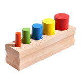 Maxbell Cylinder Kids Sensory Wood Toys Sensory Play Cylinder Educational Toys