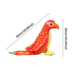 Maxbell Plush Bird Stuffed Toy Stuffed Animal Toy Small Bird for 19.69inchx10.24inch Red