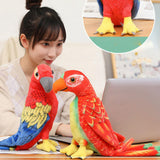 Maxbell Plush Bird Stuffed Toy Stuffed Animal Toy Small Bird for 19.69inchx10.24inch Red