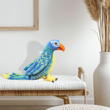 Maxbell Plush Bird Stuffed Toy Stuffed Animal Toy Small Bird for 19.69inchx10.24inch Blue