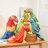 Maxbell Plush Bird Stuffed Toy Stuffed Animal Toy Small Bird for 19.69inchx10.24inch Yellow Green Blue