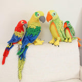 Maxbell Plush Bird Stuffed Toy Stuffed Animal Toy Small Bird for 19.69inchx10.24inch Yellow Green Blue