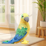 Maxbell Plush Bird Stuffed Toy Stuffed Animal Toy Small Bird for 19.69inchx10.24inch Yellow Green Blue