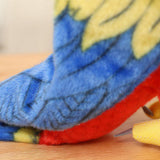 Maxbell Plush Bird Stuffed Toy Stuffed Animal Toy Small Bird for 19.69inchx10.24inch Red Blue Yellow