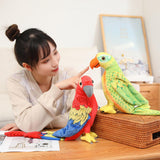 Maxbell Plush Bird Stuffed Toy Stuffed Animal Toy Small Bird for 19.69inchx10.24inch Red Blue Yellow