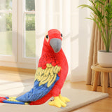 Maxbell Plush Bird Stuffed Toy Stuffed Animal Toy Small Bird for 19.69inchx10.24inch Red Blue Yellow