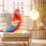 Maxbell Plush Bird Stuffed Toy Stuffed Animal Toy Small Bird for 19.69inchx10.24inch Red Blue Yellow