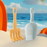 Maxbell Kids Gardening Tools Sturdy Trowel and Rake for Garden Loosening Soil Summer