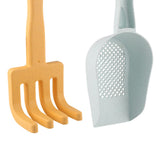 Maxbell Kids Gardening Tools Sturdy Trowel and Rake for Garden Loosening Soil Summer