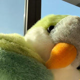 Maxbell Parrot Hand Puppet 20cm Stuffed Animal for Telling Story Preschool Role Play Green