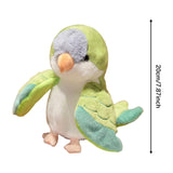 Maxbell Parrot Hand Puppet 20cm Stuffed Animal for Telling Story Preschool Role Play Green