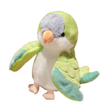 Maxbell Parrot Hand Puppet 20cm Stuffed Animal for Telling Story Preschool Role Play Green