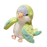 Maxbell Parrot Hand Puppet 20cm Stuffed Animal for Telling Story Preschool Role Play Green