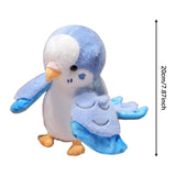 Maxbell Parrot Hand Puppet 20cm Stuffed Animal for Telling Story Preschool Role Play Blue