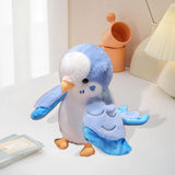 Maxbell Parrot Hand Puppet 20cm Stuffed Animal for Telling Story Preschool Role Play Blue