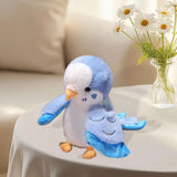 Maxbell Parrot Hand Puppet 20cm Stuffed Animal for Telling Story Preschool Role Play Blue