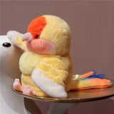 Maxbell Parrot Hand Puppet 20cm Stuffed Animal for Telling Story Preschool Role Play Yellow