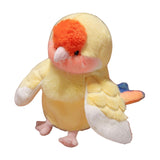 Maxbell Parrot Hand Puppet 20cm Stuffed Animal for Telling Story Preschool Role Play Yellow