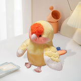 Maxbell Parrot Hand Puppet 20cm Stuffed Animal for Telling Story Preschool Role Play Yellow