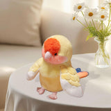 Maxbell Parrot Hand Puppet 20cm Stuffed Animal for Telling Story Preschool Role Play Yellow
