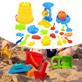 Maxbell 25Pcs Beach Sand Toys Sand Bucket and Shovels Set for Garden Travel Birthday